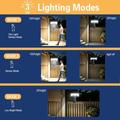 P114 92-LED Solar Motion Sensor Light with Strap Mount - 500lm - White Light