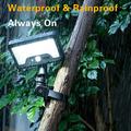 P114 92-LED Solar Motion Sensor Light with Strap Mount - 500lm - White Light