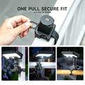 P114 92-LED Solar Motion Sensor Light with Strap Mount - 500lm - White Light