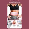 P2 Electric Heated Massage Waist Belt with App Control - 5000mAh - Pink