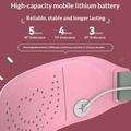 P2 Electric Heated Massage Waist Belt with App Control - 5000mAh - Pink