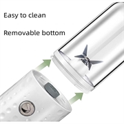P2028R 500ml Portable Blender / Rechargeable Juicer Cup - White