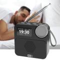 P2D Portable DAB+ Radio with Bluetooth 5.0 - 1.47" - Black