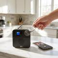 P2D Portable DAB+ Radio with Bluetooth 5.0 - 1.47" - Black