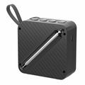 P2D Portable DAB+ Radio with Bluetooth 5.0 - 1.47" - Black