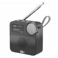 P2D Portable DAB+ Radio with Bluetooth 5.0 - 1.47" - Black