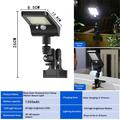P48 Solar Clamp Light with Motion Sensor, Remote Control - White Light