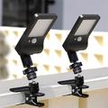 P48 Solar Clamp Light with Motion Sensor, Remote Control - White Light