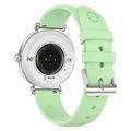 P61 Elegant Smart Watch for Women - Silver / Green