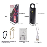 PA500 Aluminum Alloy Personal Safety Alarm 130dB