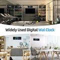 PH-01 16" LED Digital Alarm Clock - RGB Display, Dual Alarm, Remote Control - Black