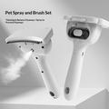 PH-C003 Pet Spray Grooming Brush for Dogs and Cats - White