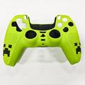 PS5 DualSense Controller Silicone Case with 2 Joystick Caps - Green