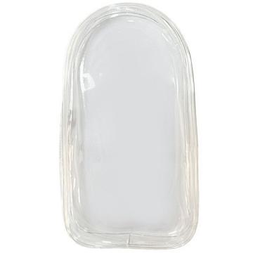 PVC Storage Bag with Keychain for 17cm Labubu Plush & Mini Figures - Transparent