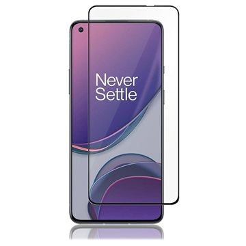 Panzer Full-Fit OnePlus 9 Tempered Glass Screen Protector - Black
