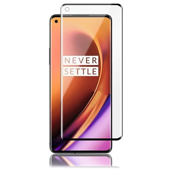 Panzer Premium Curved OnePlus 8 Tempered Glass Screen Protector - Black