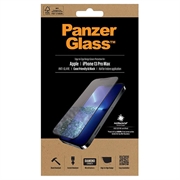 iPhone 13 Pro Max PanzerGlass AntiBacterial Tempered Glass Screen Protector - Anti-Glare - Case Friendly - Black Edge