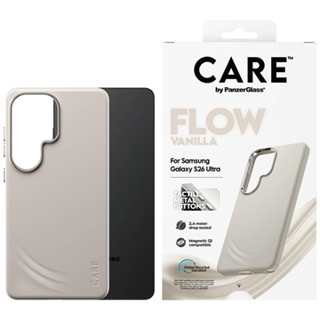 Samsung Galaxy S26 PanzerGlass Care Feature Flow Case - MagSafe Compatible - Vanilla