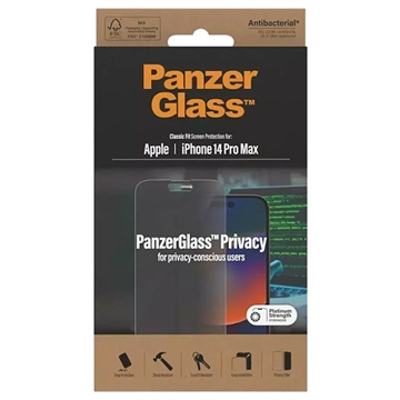 PanzerGlass AntiBacterial iPhone 13 Pro Max Screen Protector