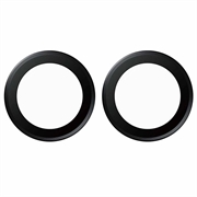 iPhone Duo PanzerGlass Hoops Camera Lens Protector - Black