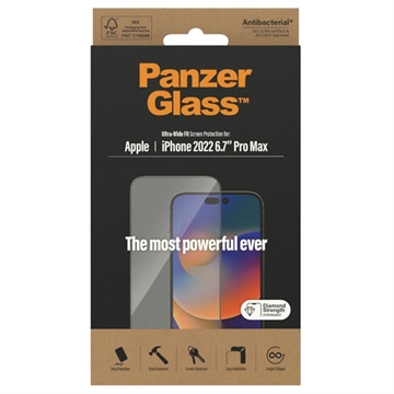 PanzerGlass AntiBacterial iPhone 13 Pro Max Screen Protector