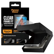 iPhone Duo PanzerGlass Ultra-Wide Fit w. FastFit In-A-Box Screen Protector - 9H - Clear