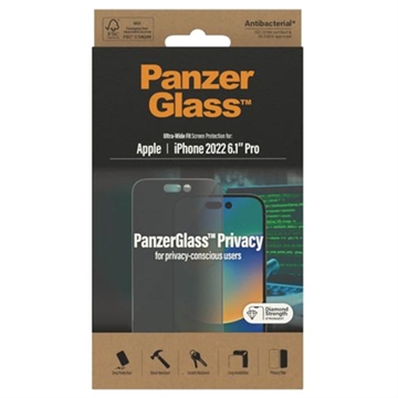 PanzerGlass AntiBacterial iPhone 13 Pro Max Screen Protector