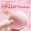 Peach Squishy Stress Relief Toy for Kids and Adults - Pink
