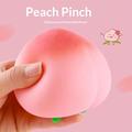 Peach Squishy Stress Relief Toy for Kids and Adults - Pink