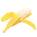 Peelable Banana Dumpling Squishy Toy for Kids and Adults - Yellow