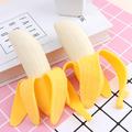 Peelable Banana Dumpling Squishy Toy for Kids and Adults - Yellow