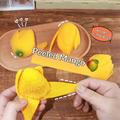 Peelable Mango Dumpling Squishy Toy for Kids and Adults