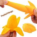 Peelable Mango Dumpling Squishy Toy for Kids and Adults