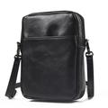 Phone Waist Bag - Removable Shoulder Strap/Compact Crossbody Pouch - Black