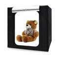 Photo Booth / Mini Photo Studio w. LED Light Reflector - 200W, 120cm