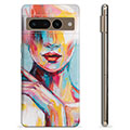 Google Pixel 7 Pro TPU Case - Abstract Portrait