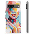 Google Pixel 7 TPU Case - Abstract Portrait