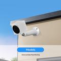 Plastic Adjustable Security Camera Mount - White