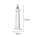 Plastic Adjustable Security Camera Mount - White