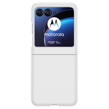 Motorola Razr 40 Ultra Plastic Case - White