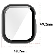 Apple Watch Series 12 Plastic Case with Screen Protector - 47mm - Gold