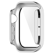 Apple Watch Series 12 Plastic Case with Screen Protector - 47mm - Silver