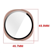 Samsung Galaxy Watch9 Plastic Case with Screen Protector - 44mm - Pink