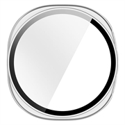 Samsung Galaxy Watch9 Plastic Case with Screen Protector - 40mm - Matte Silver