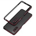 Polar Lights Style Sony Xperia 10 IV Metal Bumper - Black / Red