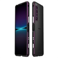 Polar Lights Style Sony Xperia 1 IV Metal Bumper - Black / Purple