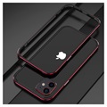Polar Lights Style iPhone 12 Mini Metal Bumper - Black / Red
