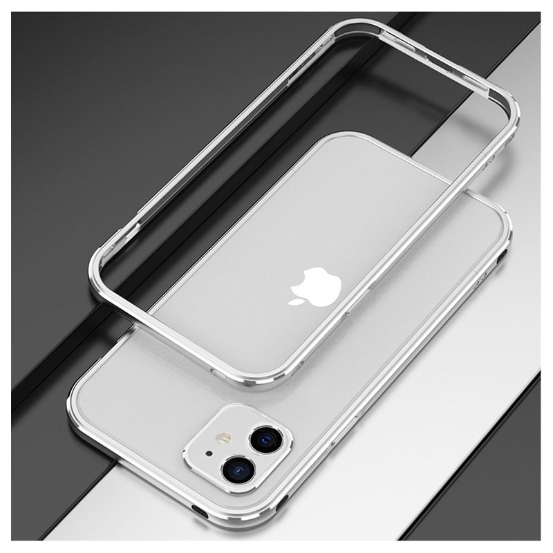 Polar Lights Style iPhone 12 Mini Metal Bumper Silver