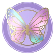 PopSockets Round MagSafe PopGrip Expanding Stand & Grip - Enamel Butterfly Prism