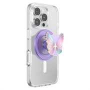 PopSockets Round MagSafe PopGrip Expanding Stand & Grip - Enamel Butterfly Prism